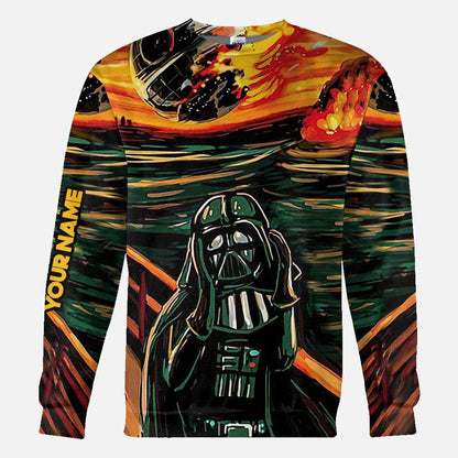 Scream On The Dark Side - Personalized The Force All Over T-shirt and Hoodie