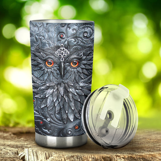 Celtic Owl Owl Tumbler 0622