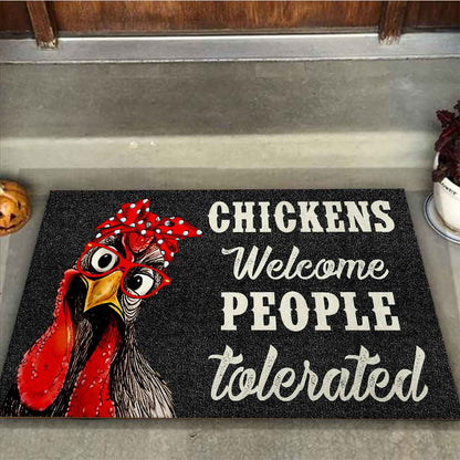 Chickens Welcome Doormat