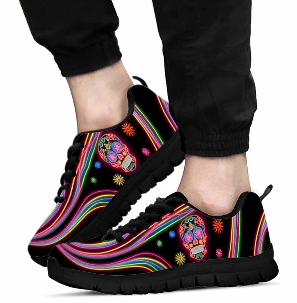 Skull Neon Sneakers