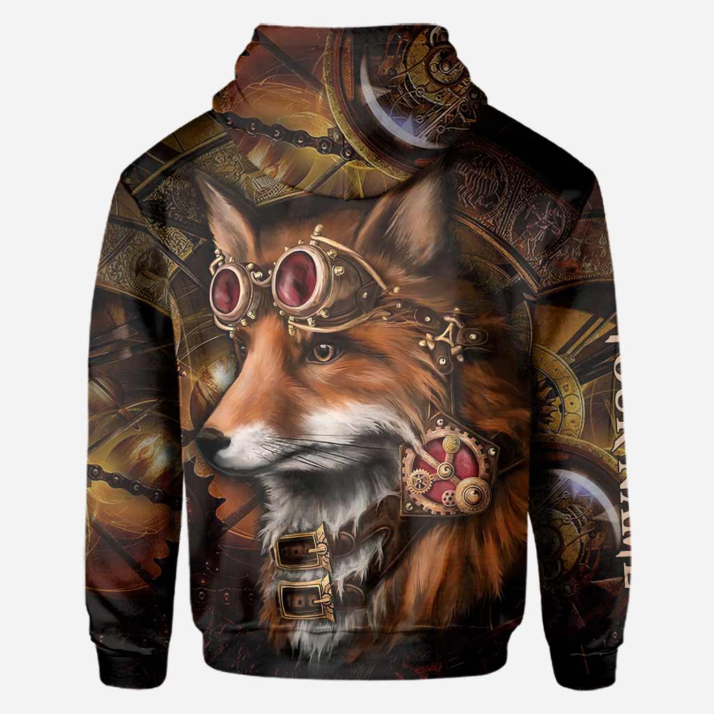 Gear Fox - Personalized Steampunk All Over T-shirt and All Over T-shirt and Hoodie