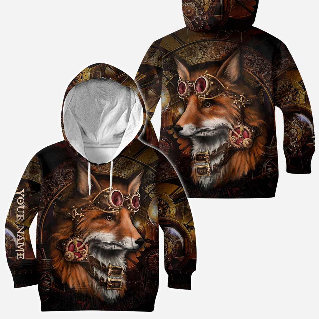 Gear Fox - Personalized Steampunk All Over T-shirt and All Over T-shirt and Hoodie