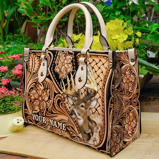 Country Girl - Personalized Hunting Leather Handbag