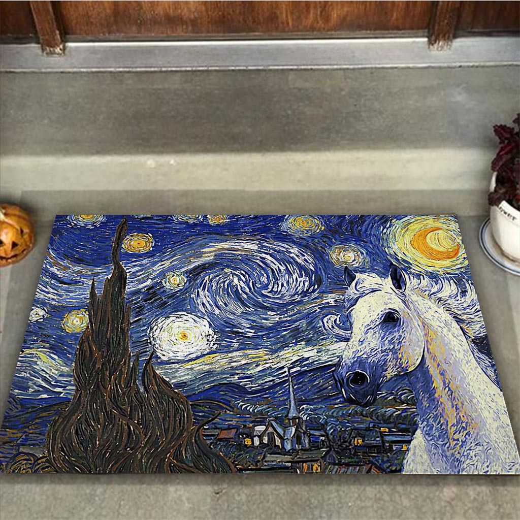 Starry Horse Doormat