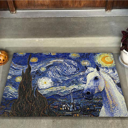 Starry Horse Doormat