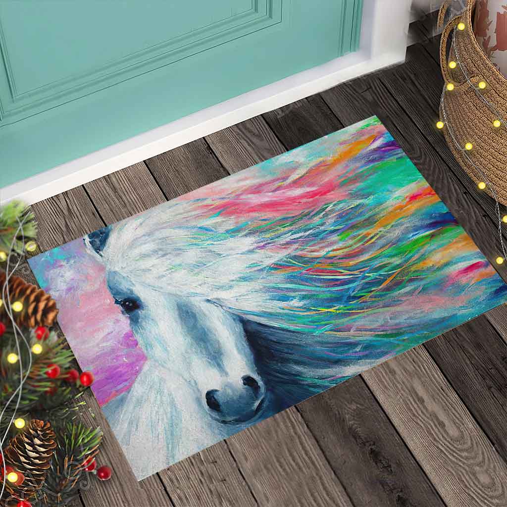 Colorful Horse Doormat