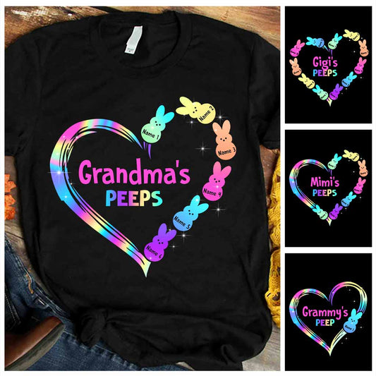 Grandma's Peeps - Personalized Easter Day T-shirt and Hoodie