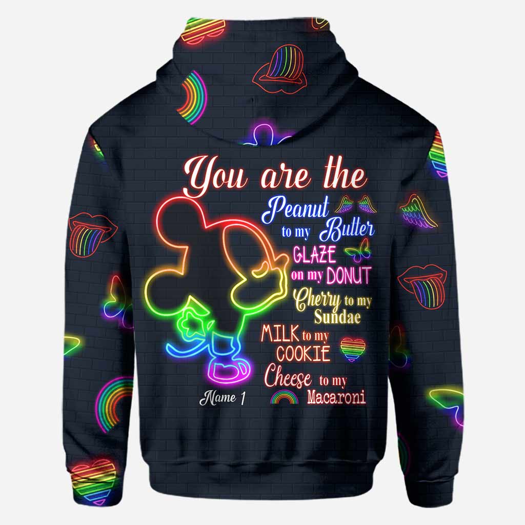 You Are The Love Of My Life - Personalized Couple LGBT Support All Over T-shirt and Hoodie