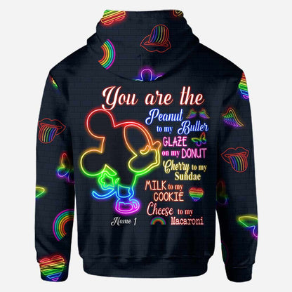 You Are The Love Of My Life - Personalized Couple LGBT Support All Over T-shirt and Hoodie