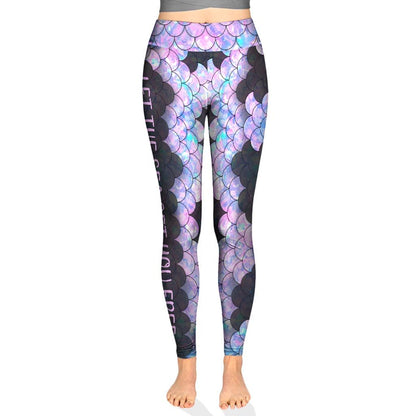 Let The Sea Set You Free - Turtle Leggings