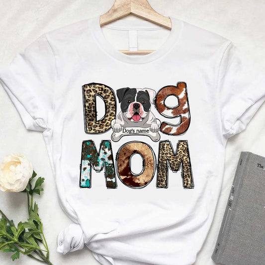 Dog Mom - Personalized Mother's Day Father's Day T-shirt and Hoodie