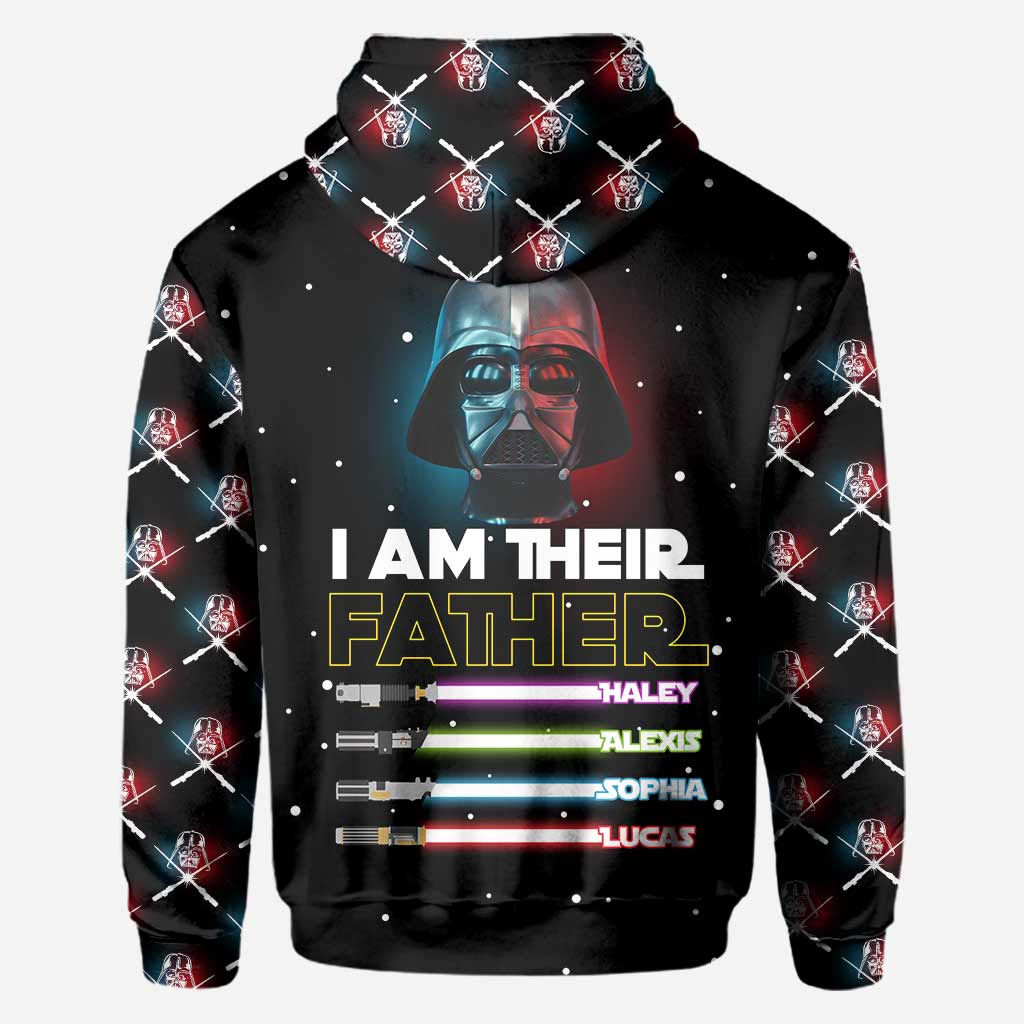 I Am Their Father - Personalized Father's Day All Over T-shirt and Hoodie