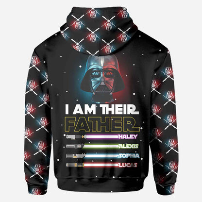 I Am Their Father - Personalized Father's Day All Over T-shirt and Hoodie