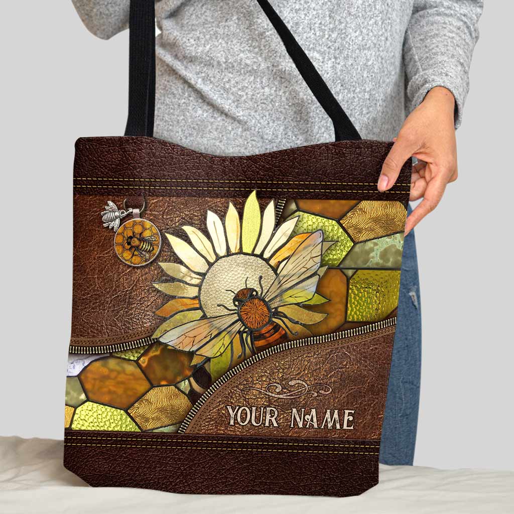 Love Bees Personalized  Tote Bag