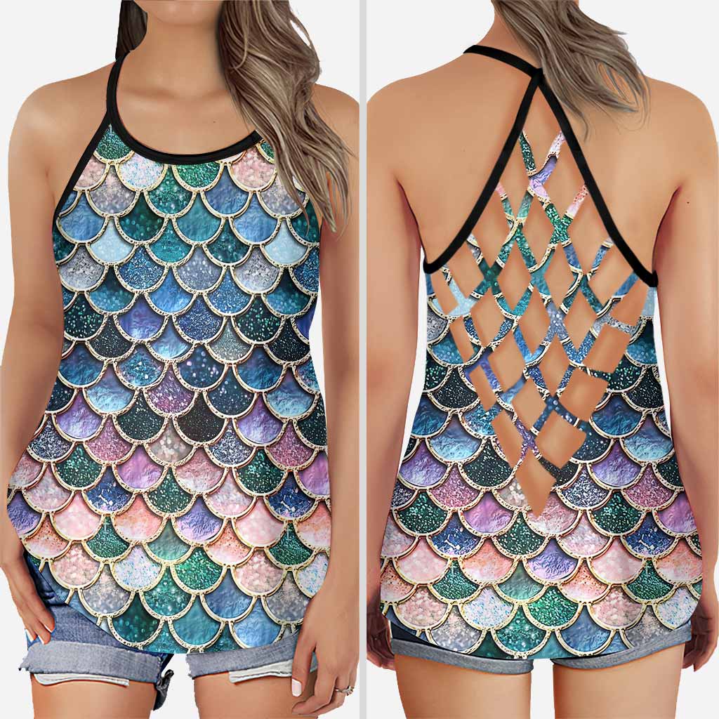 Mermaid Cross Tank Top