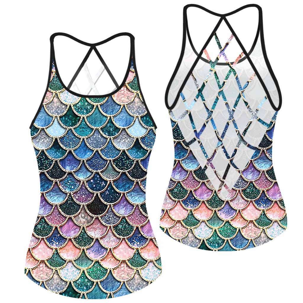 Mermaid Cross Tank Top