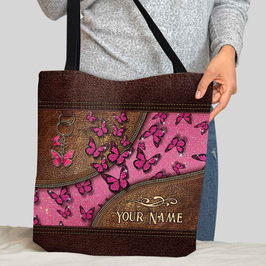 Butterfly Personalized  Tote Bag