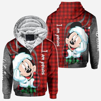 No Returns Or Refunds - Personalized Christmas Couple Hoodies