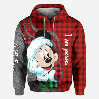 No Returns Or Refunds - Personalized Christmas Couple Hoodies