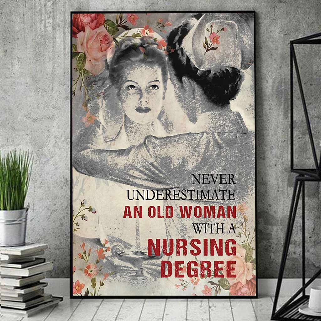 Never Underestimate - Nurse Poster 062021