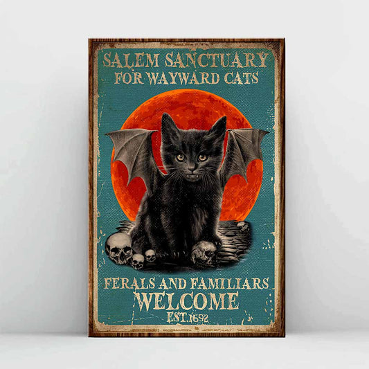 Salem Sanctuary - Black Cat Poster 0621