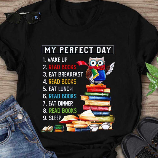 My Perfect Day - Book T-shirt And Hoodie 062021