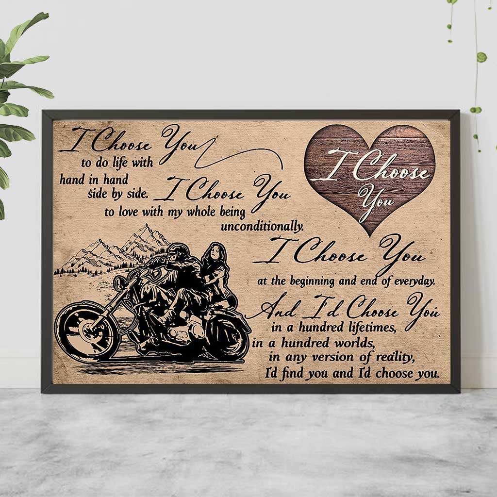 I Choose You - Biker Poster 062021