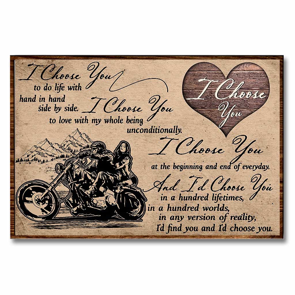 I Choose You - Biker Poster 062021