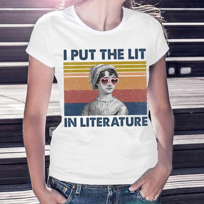 I Put The Lit  - Book T-shirt And Hoodie 062021