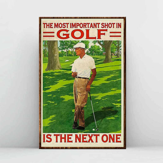 The Most Important - Golf Poster 062021