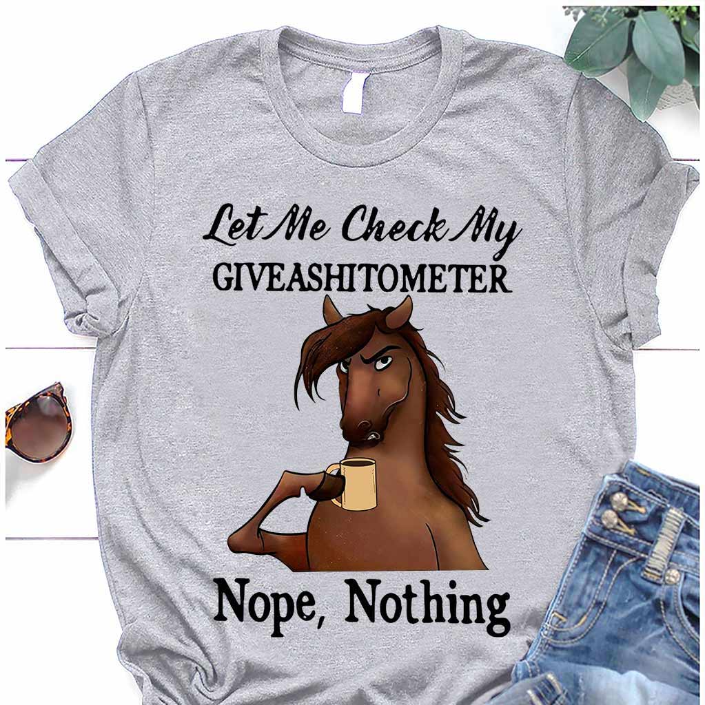 Let Me Check - Horse T-shirt And Hoodie 062021