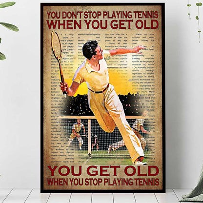 Tennis Knowledge Poster 062021