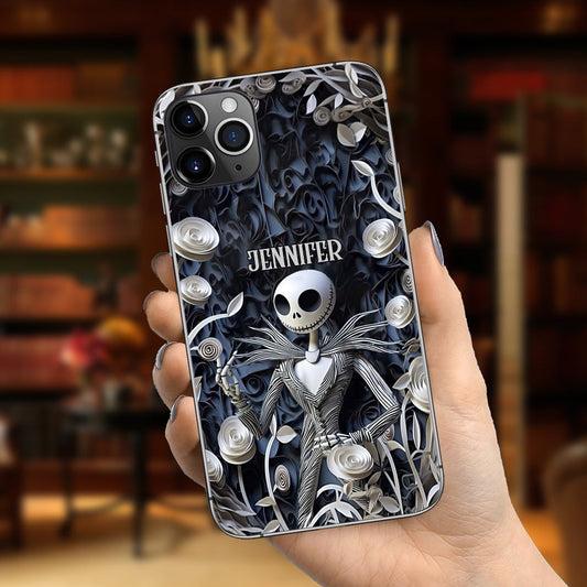 Hello Darkness - Personalized Nightmare Phone Case With 3D Effect Pattern