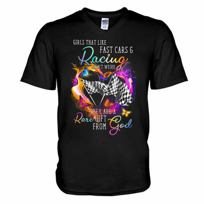 Racing Girl T-shirt And Hoodie 072021