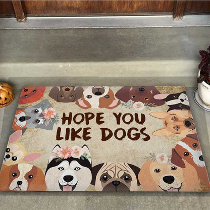 Hope You Like Dogs Doormat