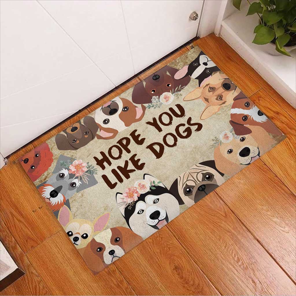 Hope You Like Dogs Doormat