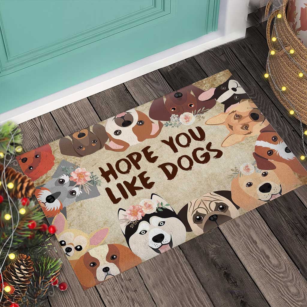 Hope You Like Dogs Doormat