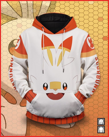 Fire Bunny Monster Trainer All Over Shirt 0823