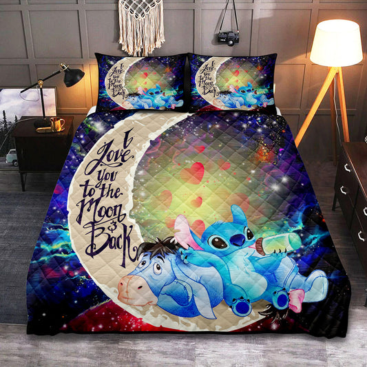 I Love You To The Moon And Back Ohana Quilt Set 0523