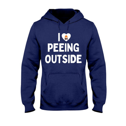 I Love Peeing Outside - Camping T-shirt and Hoodie 112021