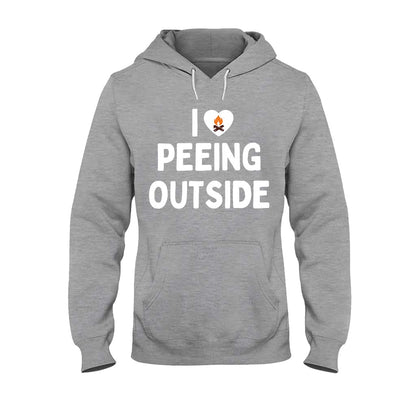 I Love Peeing Outside - Camping T-shirt and Hoodie 112021