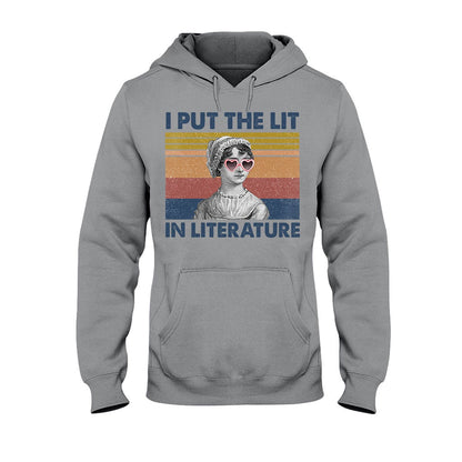 I Put The Lit  - Book T-shirt And Hoodie 062021