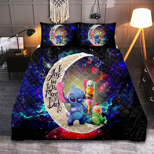 I Love You To The Moon And Back Ohana Quilt Set 0523