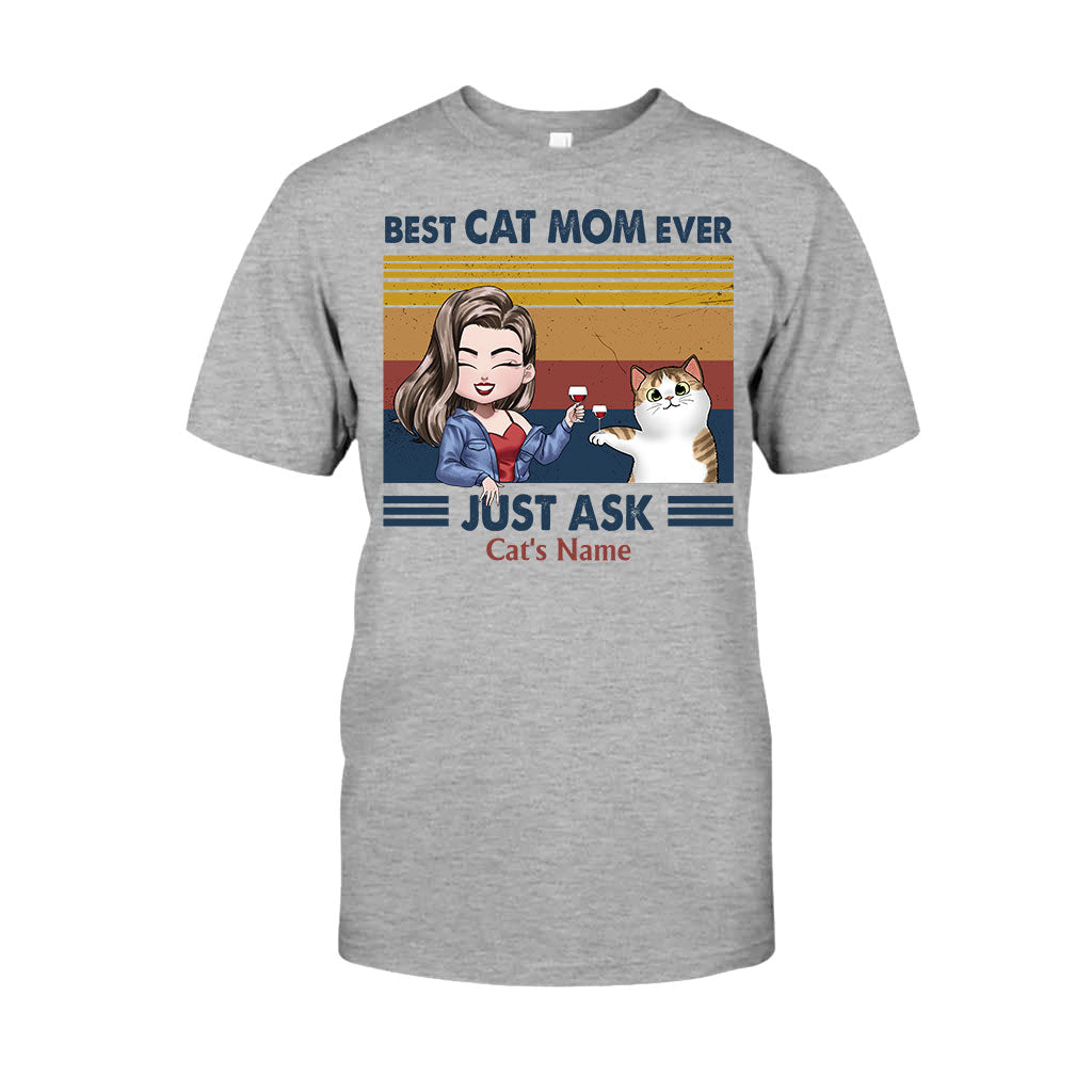 Best Cat Mom Ever - Personalized T-shirt and Hoodie