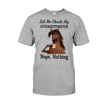 Let Me Check - Horse T-shirt And Hoodie 062021