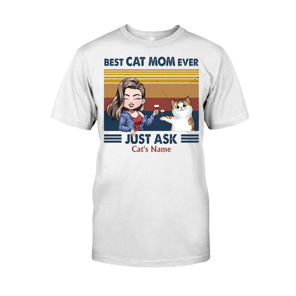 Best Cat Mom Ever - Personalized T-shirt and Hoodie