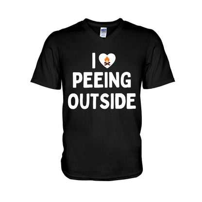 I Love Peeing Outside - Camping T-shirt and Hoodie 112021