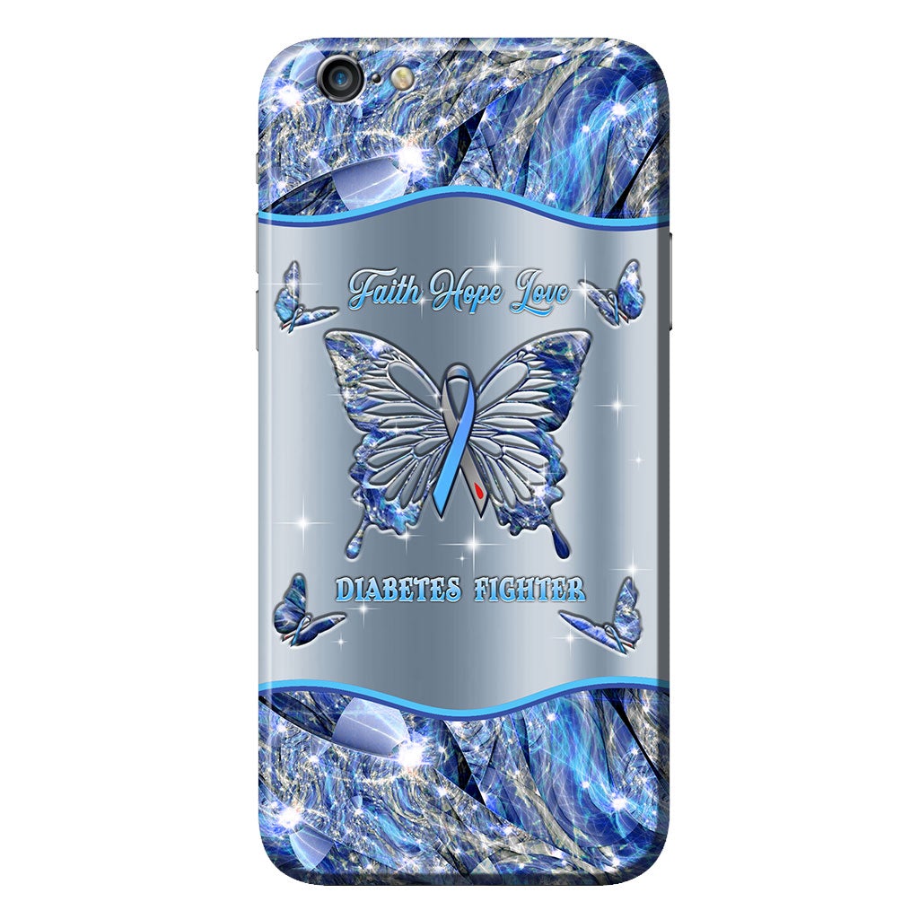 Faith Hope Love - Diabetes Awareness Personalized Phone Case