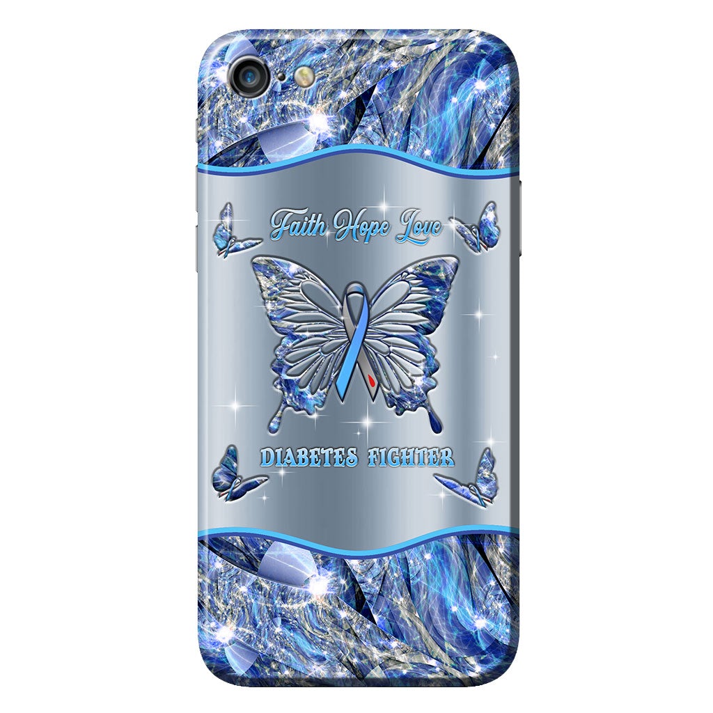 Faith Hope Love - Diabetes Awareness Personalized Phone Case