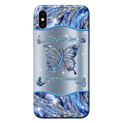 Faith Hope Love - Diabetes Awareness Personalized Phone Case